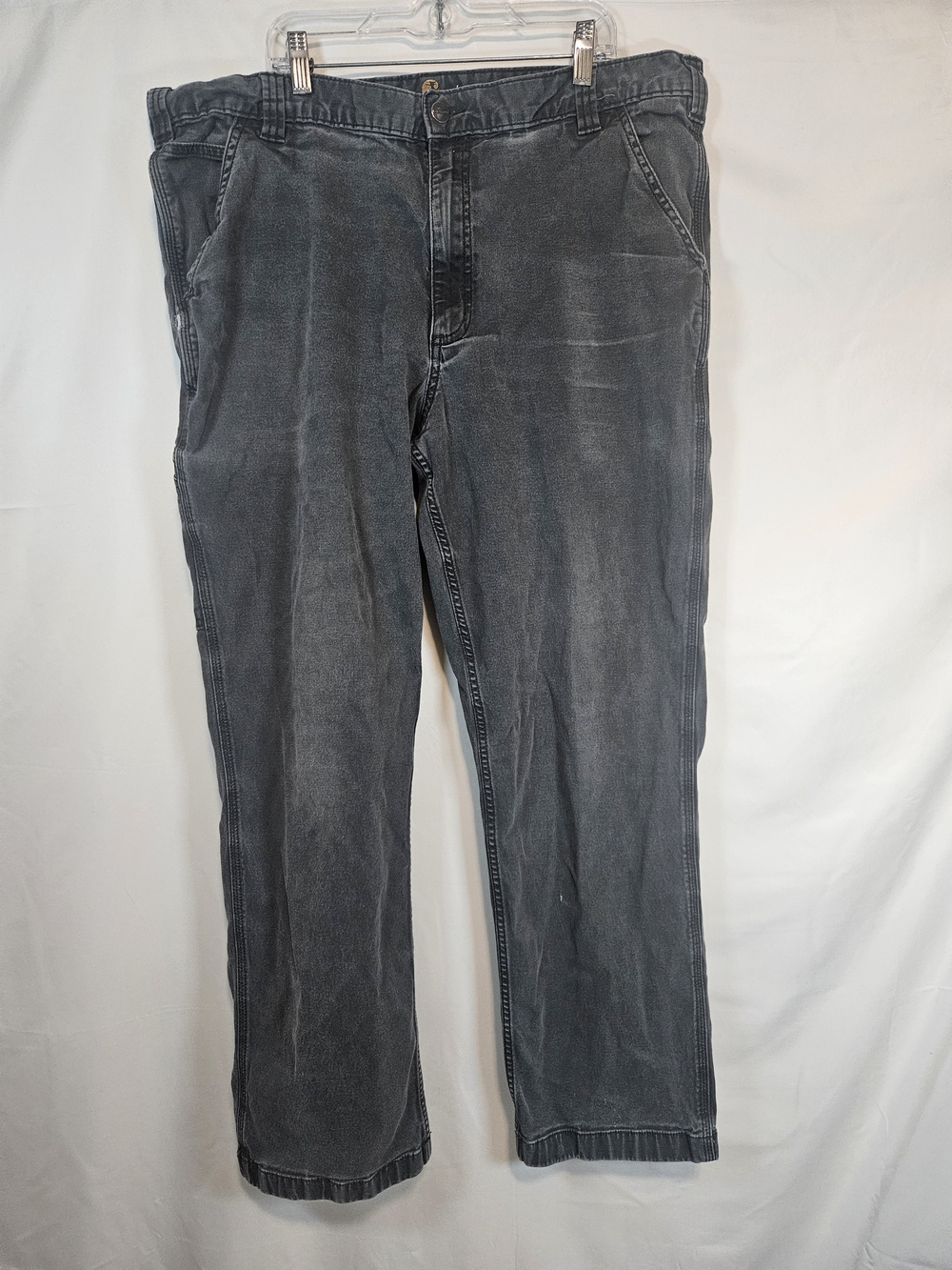 Carhartt Men's Washed Charcoal Gray Chinos